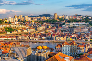 Naklejka premium Porto, Portugal cityscape