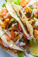 Boom Boom Shrimp Tacos