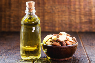 Brazil nut oil, used as a culinary ingredient and beauty product. oil from the Bertholletia excelsa tree, found in the entire Amazon rainforest.