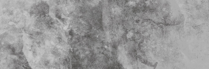 Obraz na płótnie Canvas Old wall texture gray abstract background. Panoramic view.
