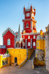 Pena Palace in Sintra, Portugal - obrazy, fototapety, plakaty
