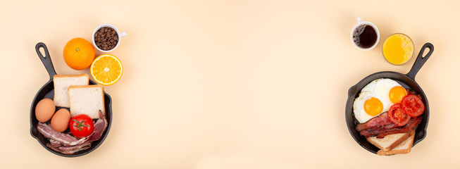 Breakfast background