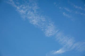 blue sky with white clouds