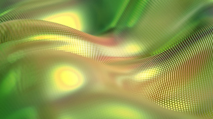 Obraz premium Drapery fabric abstraction. 3d illustration, 3d rendering.