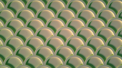 Geometric interior background. 3d illustration, 3d rendering.