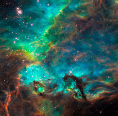 Hubble view. Vivid nebulae in space © rolffimages