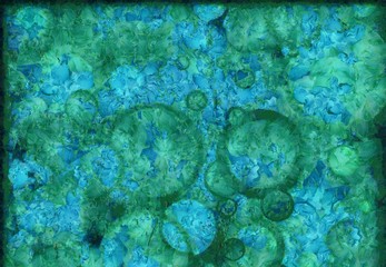 Circular Forms and Color Abstract