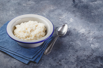 Milk rice porridge