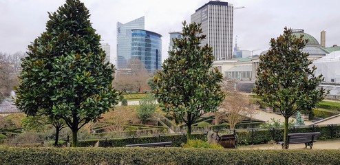 Le Botanique park in Brussels, Belgium