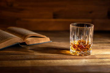 glas of rum in a bar in Cuba