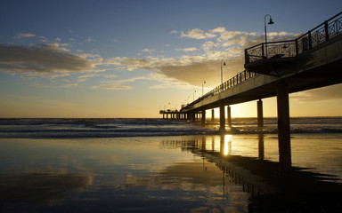 Fototapeta premium reflections on the beach