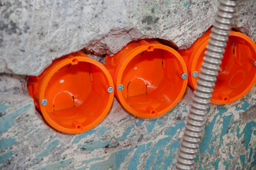 relay protection system. craftsman. electrical box connector. plug tool. Installation of new...