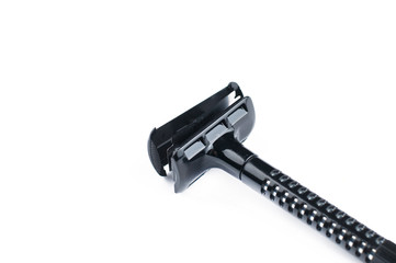 Shaving machine isolated on white background.Razor.Copy space