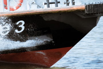 Detail eines Bootes