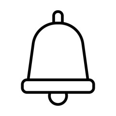 bell sound line style icon