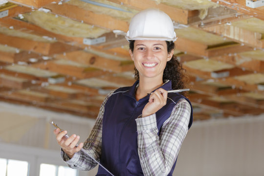 Portrait Of Female Project Manager In Residential Property