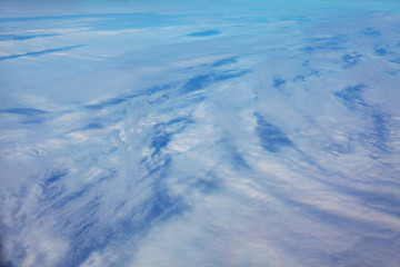 Fototapeta na wymiar abstract background of snowy clouds