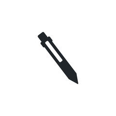 micro pipette, silhouette style icon