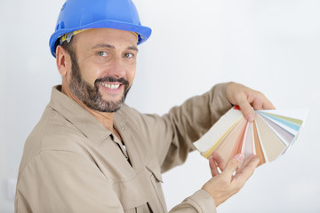 a smiling professional painter portrait © auremar