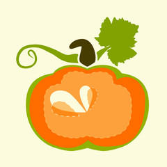 pumpkin collection, vector graphics, pattern, illustration