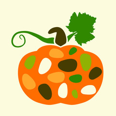 pumpkin collection, vector graphics, pattern, illustration