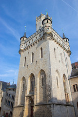 Fototapeta na wymiar facade of beautiful Marienburg castle near Hannover