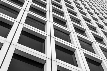 Example of perspective with windows of a building