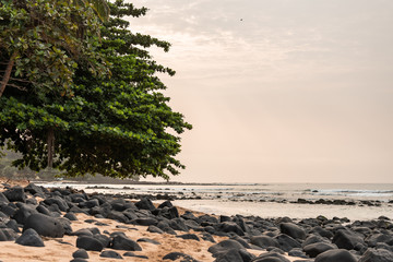 Exotic Beach in Paradise Island in São Tomé e Príncipe Africa