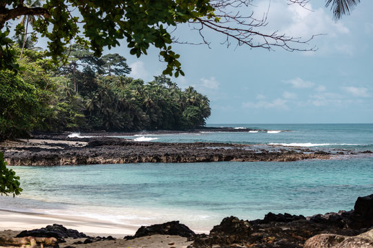 Tropical Landscape in São Tomé e Príncipe Africa