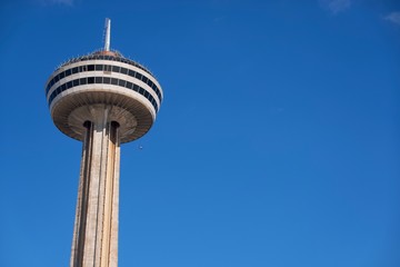 A facade of a tourist tower