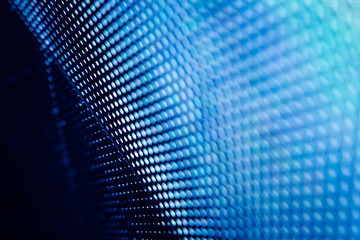 CloseUp LED blurred screen. LED soft focus background. abstract background ideal for design.