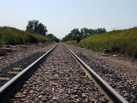 railway in forest
