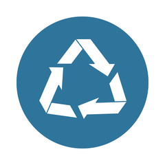 arrows recycle symbol ecology icon