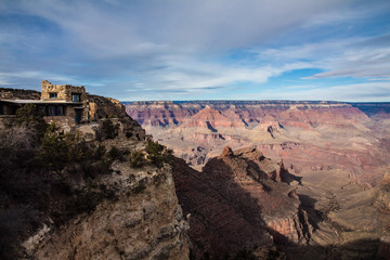 Paisaje de un gran cañon