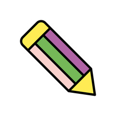 Pencil icon vector design templates