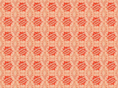 Antique Republican National Convention Pattern