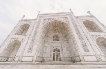 Taj Mahal building details at agra,Uttar Pradesh,india