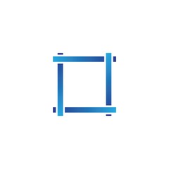 Square logo template vector icon design