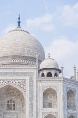Fototapeta na wymiar The Taj Mahal is a mausoleum located in Agra, India