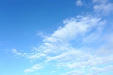 Naklejka na ściany i meble white cloud on blue sky weather background