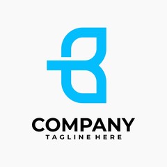 Obraz premium initial letter b logo design vector inspiration