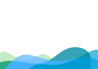 幾何学　ポップな背景イラスト