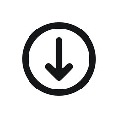 vector arrow icon on white background eps10