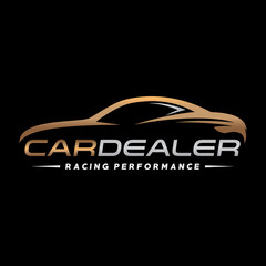 Automotive, Car Showroom, Car Dealer Logo Vector