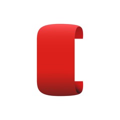 Ribbon banners, isolated vector collections.