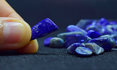  lapis lazuli Is a beautiful blue gemstone