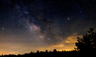 Milky Way core from the Obed Scenic River in Tennessee