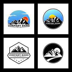 Mountain Logo Business Template Vector Design with high resolution