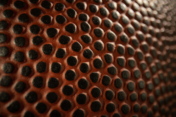 Macro Football Dimples