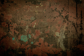 The abstract background of the old stain of the paint is dry for a long time